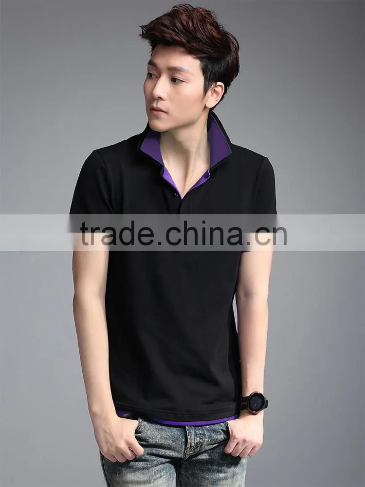 fashion summer men's polo short sleeve t-shirts