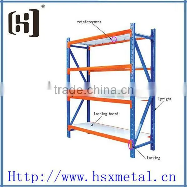 Warehouse metal 4 tiers racks storage HSX-2120