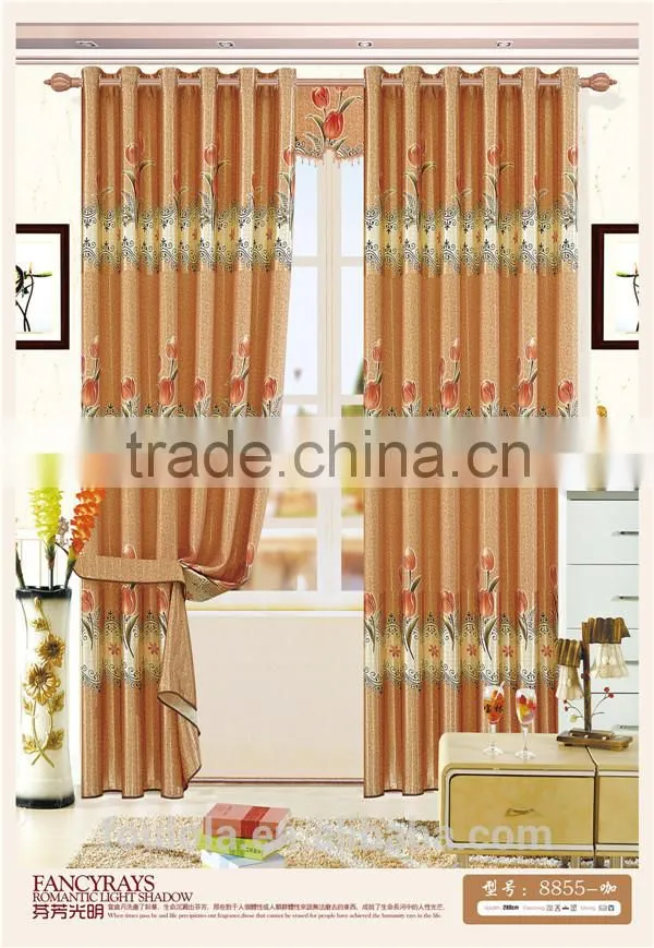 Living room curtain designs fabric curtain