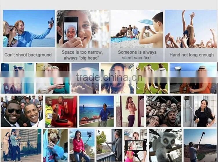 Selfie Stick Audio Cable Take Pole Handheld Self-Protrait Stick Wired Monopod for Samsung galaxy Note4 Charge free !!!