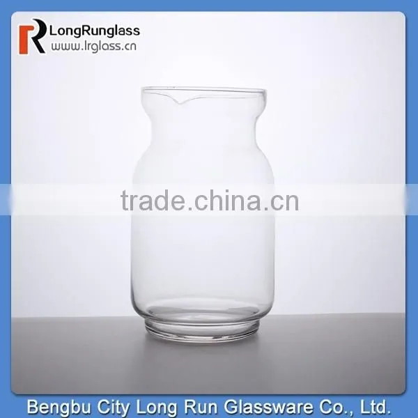 LongRun deli design thick clear homeuse glassware water glass containter hot sale