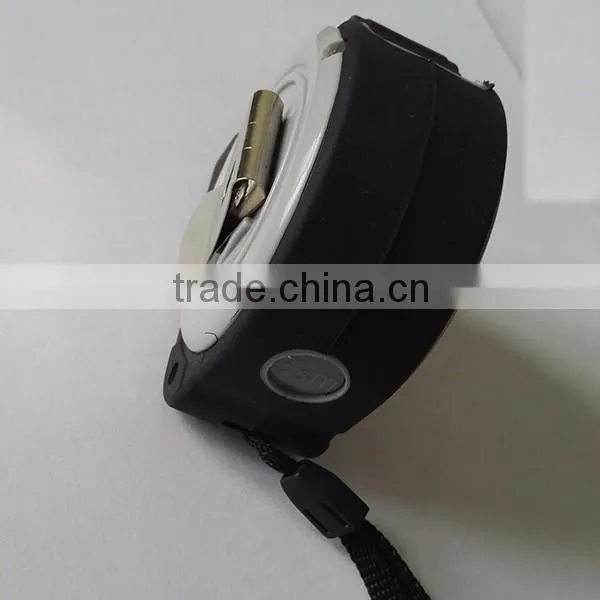 3m 5m 7.5m professional rubber co-molded abs case steel measuring tape