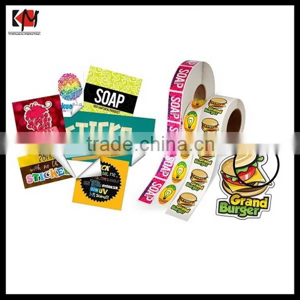 Customized useful adhesive rolling sticker