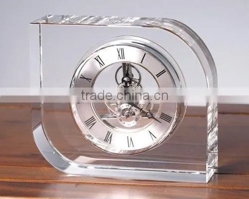 2016 fancy popular crystal clock