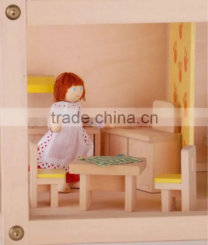 2013 Hotest Happy Family Doll House With Furniture