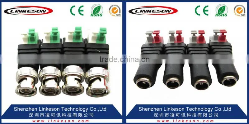 2015 hot sale BNC male video balun connector