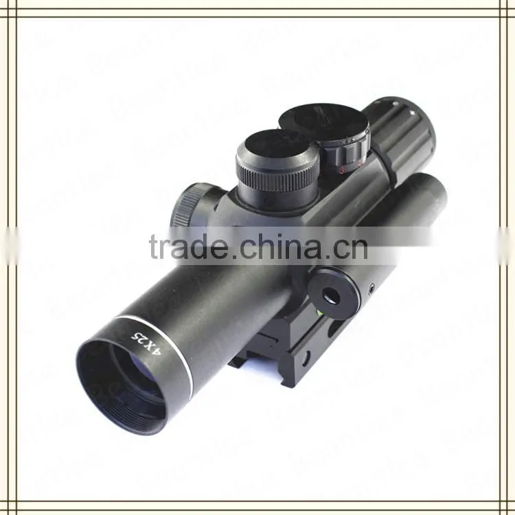 Cheap high quality universal riflescope with illumination built-in and Mil-Dot reticle for hunting shotgun