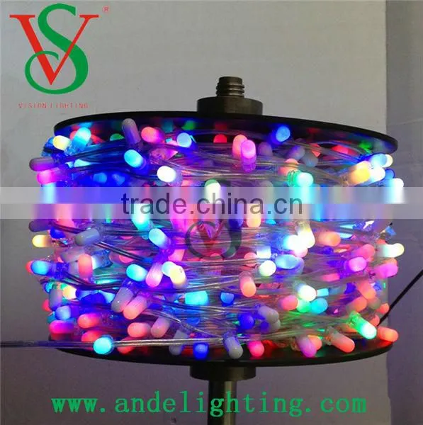 LED christmas tree decoration light/12v led clip string light chain
