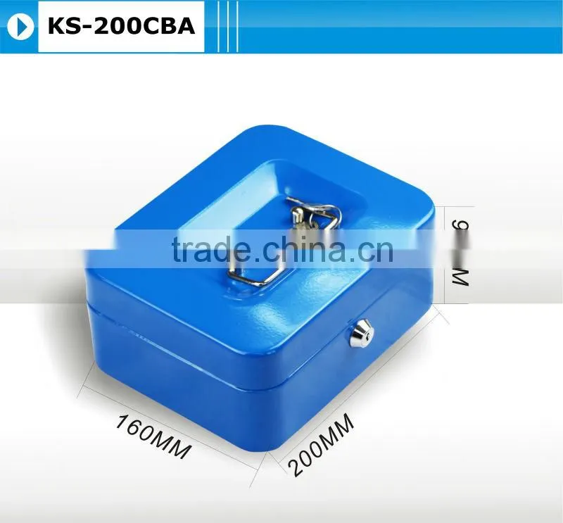 office money box with key lock