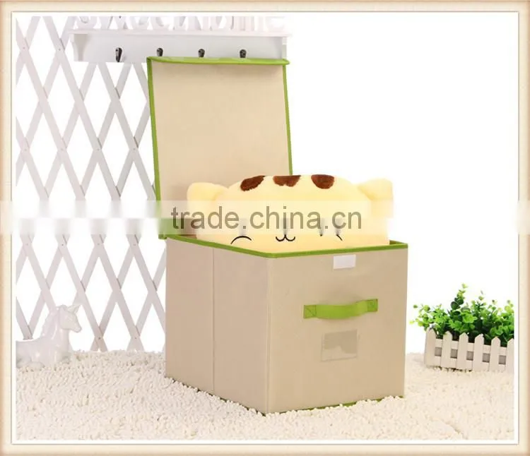Wholesale in stock 4 color nonwoven storage box