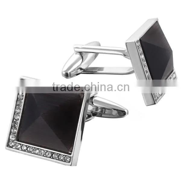 Top Quality Humanized Design Cheap Prices Sales Wholesale Crystal Cufflinks
