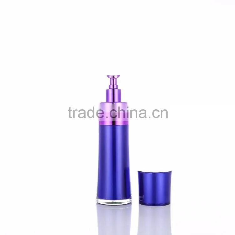 Alibaba China Good Quality Arcylic Material Unique Shape Fancy 100ML Cosmetic Bottle