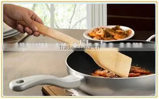 Bamboo Kitchen Utensil, Square Bamboo Spatula, Bamboo Cooking Tool