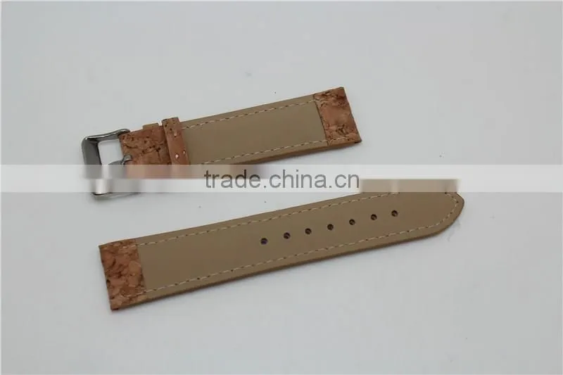 Boshiho vegetable leather natural cork watch straps