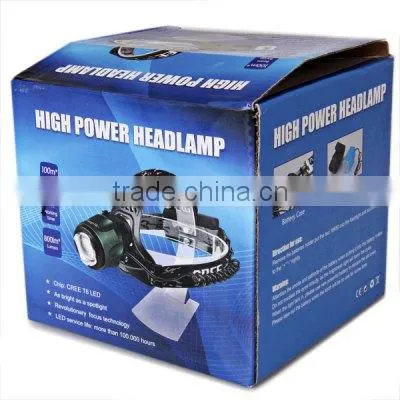 led rechargeable headlamp hiking aluminum led headlamps