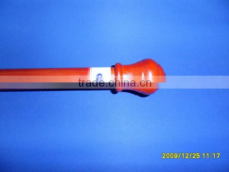 Varnished Wooden Curtain Rod Curtain Poles