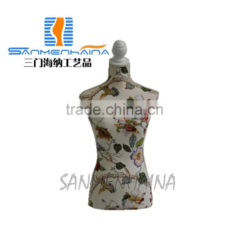 flower and branch printing elastic fabric Female Mannequin