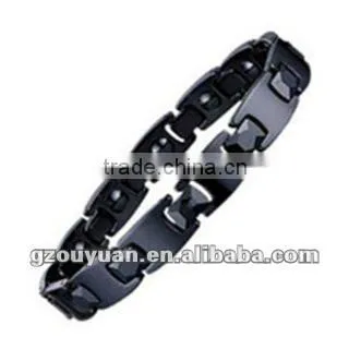 Wholesales custom design black ceramic bracelet, hot selling fashion ceramic bracelet