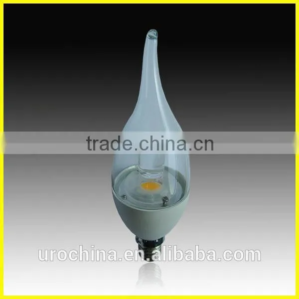 CUL approved 3w 5w E12 E14 led candles with real flame
