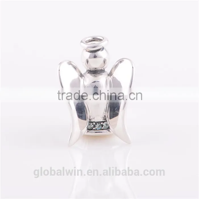 wholesale 925 Sterling Silver Angel Floating Pendants Jewelry