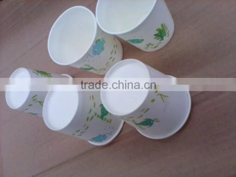 disposable coffee paper cups with cartoon design