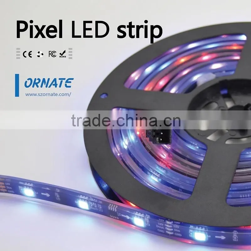 DC5V smd 5050 addressable rgb led 144leds/m led strip strip cuttable led strip light