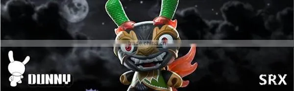 Fashion accessories dunny animal plastic figures blank vinyl toy