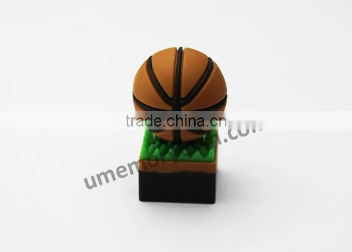 Novelty 3D Basketball Model USB 2.0 Memory Stick Flash Pen Drive