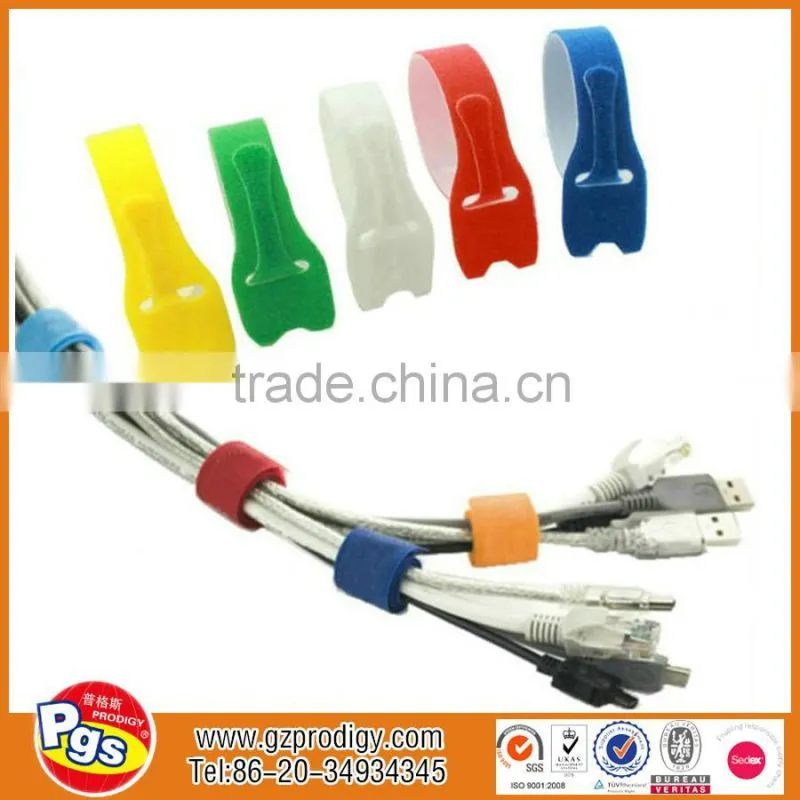 hook and loop tie adjustable cable strap custom cable tie