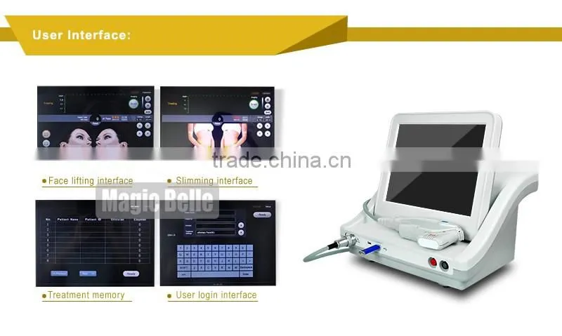 Hot new product anti wrinkle beauty machine hifu skin lifting high intensity focused ultrasound hifu for clinic use