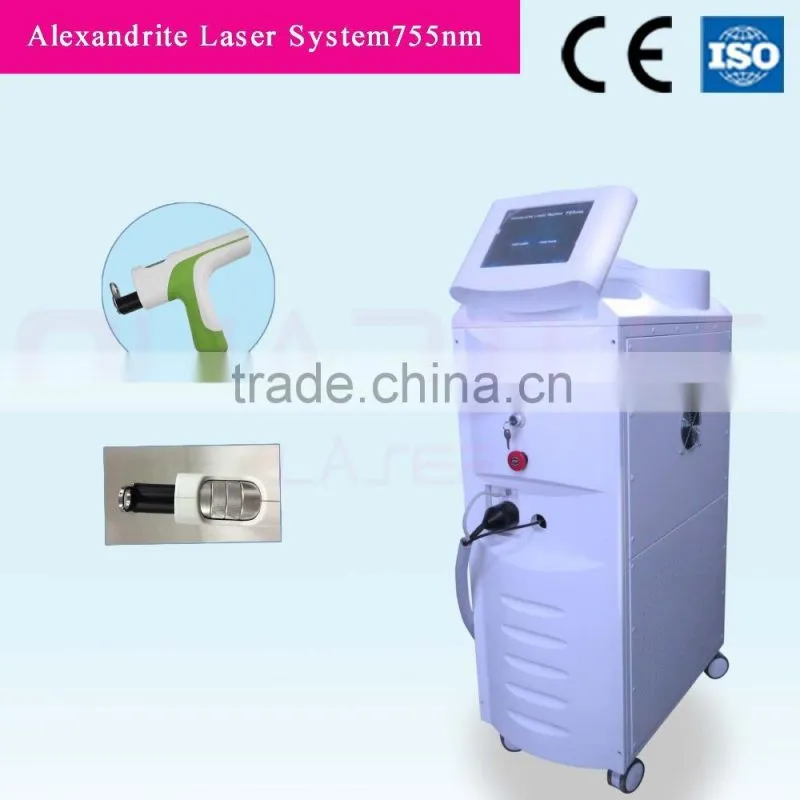 755nm Alexandrite laser and Long Pulse, two in one machine