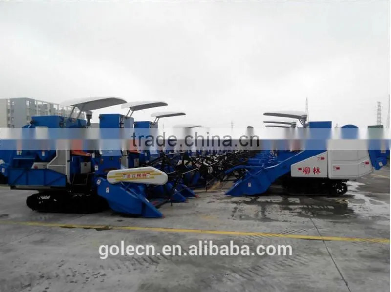 4LZ-3 rice and wheat harvester small combine harvester used