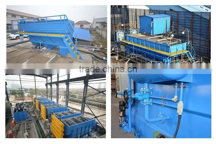 WWTP System Equipment Scraper for Food Processing Waste water Treatment Sedimentation Dissolved Air Flotation (DAF)