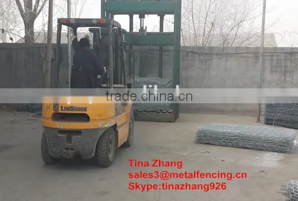 Gabion box /stone cage/manufacturer/gabion box wire fencing