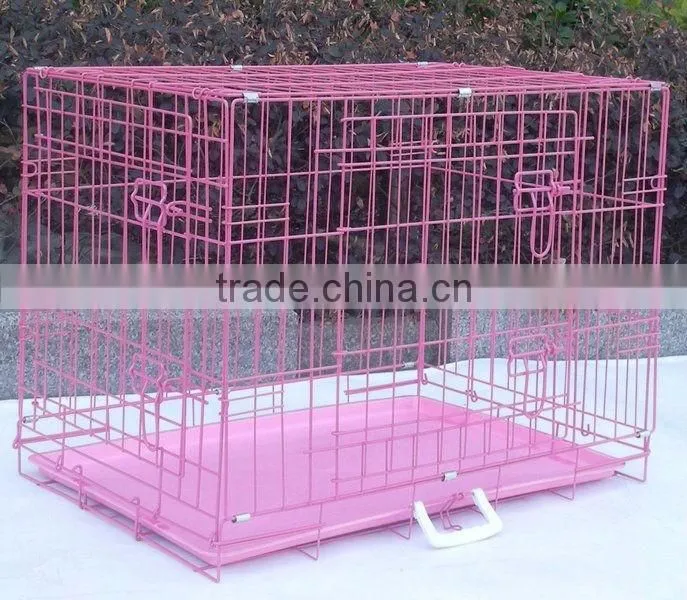 dog crate , dog cages , pet crate,Folding Metal Dog Cage