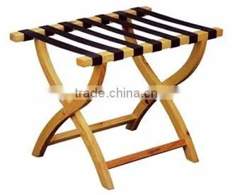 Bulk Stocked hotel room rustic Wood Luggage Racks (XJJD29)