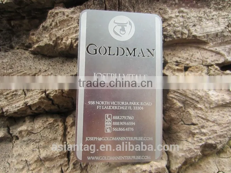 plastic mirror business cards with cheap price