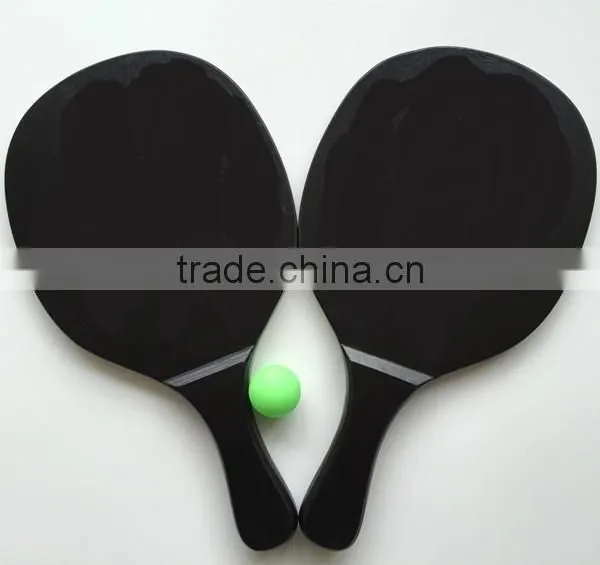 40*22*1.2cm oiled wood beach racket set game