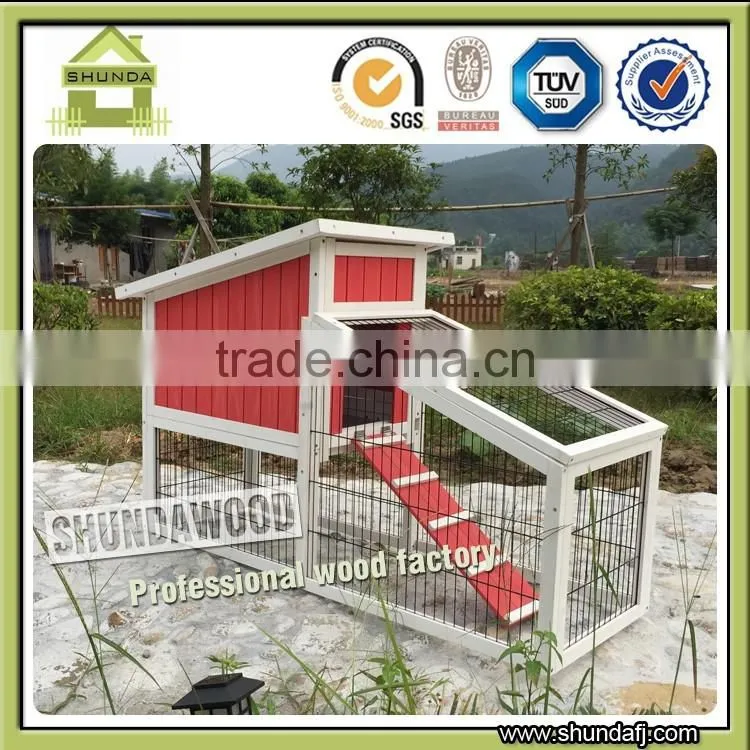 SDR022 wholesale Wooden rabbit hutch factory