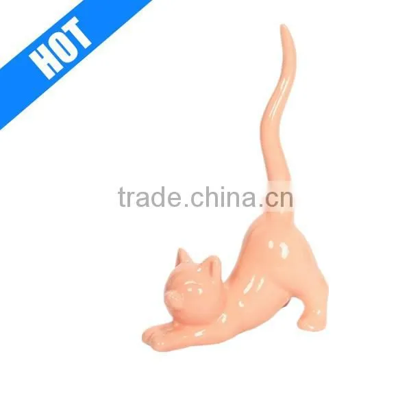 Handpainted Custom Cat Animal Ceramic Ring Holder