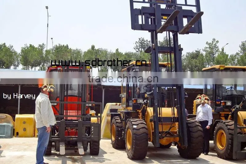 5 Tons Articulated Forklift, Rough Terrain Forklift
