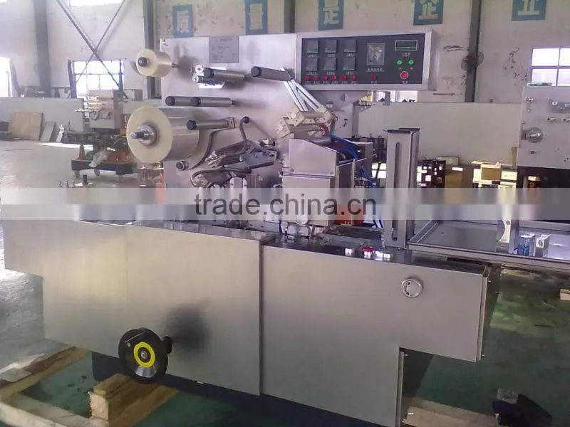 Model 2000B Cellophane overwrapping machine, cigarette box wrapping machine