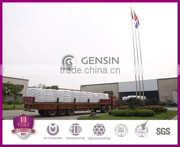 Haining Gensin U-lock polycarbonate roofing sheets prices 600mm