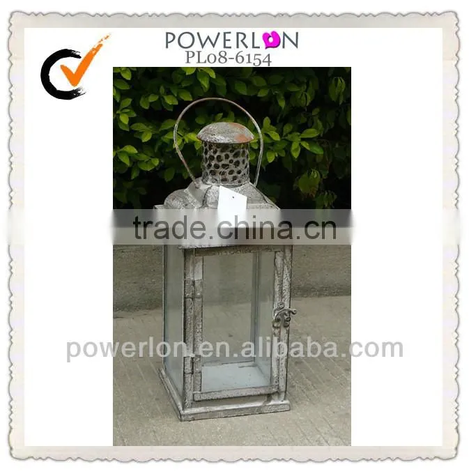 Antique Moroccan Metal Candle Lantern For Garden Decoration