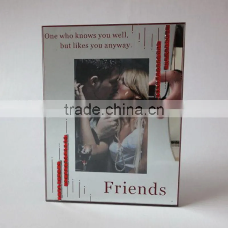 Supply glass mirror photo picture frame