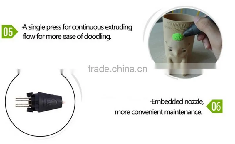 Newest Pen Printing Machines For Sale 3D Printing Pen drawing pen PLA ABS filament