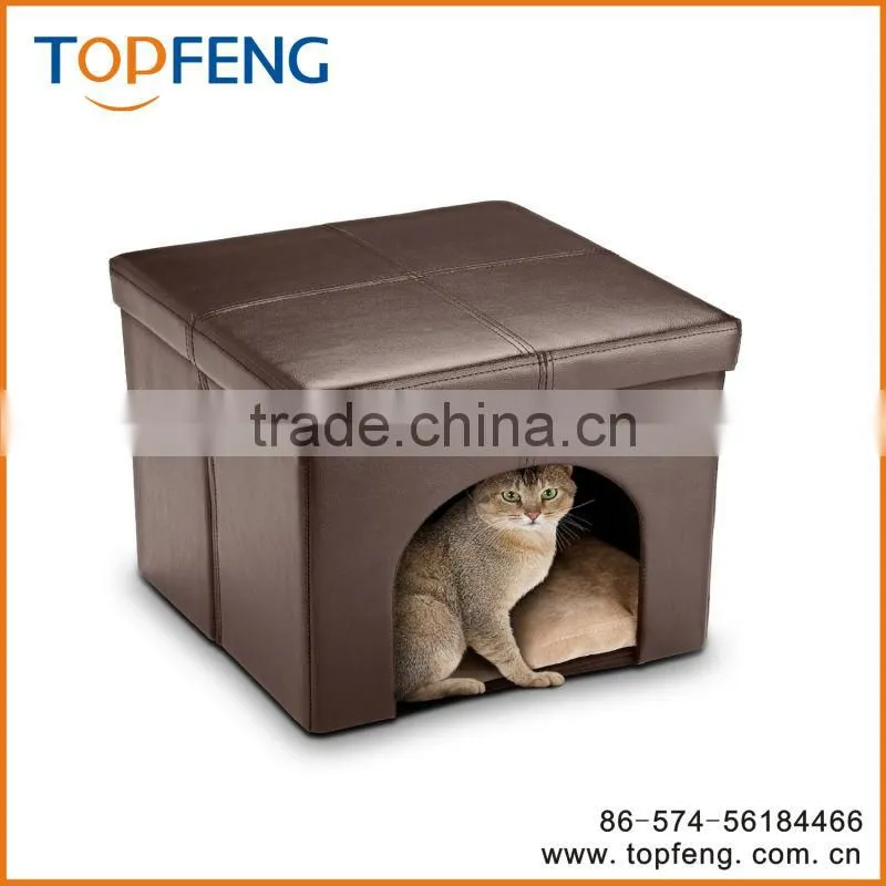 Pet house ottoman , dog and cat folding ottoman , pet ottoman