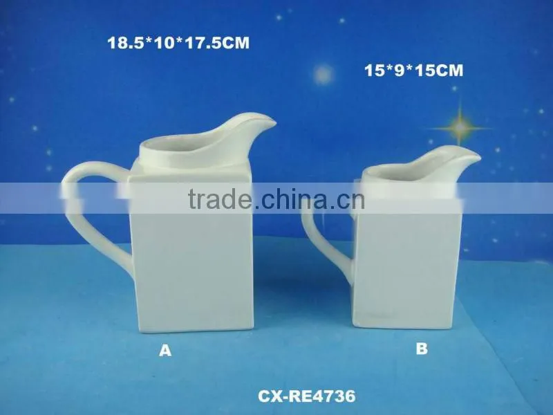 Ceramic water pitcher ,porcelain water pitcher,dolomite milk pitcher,clay water pitcher