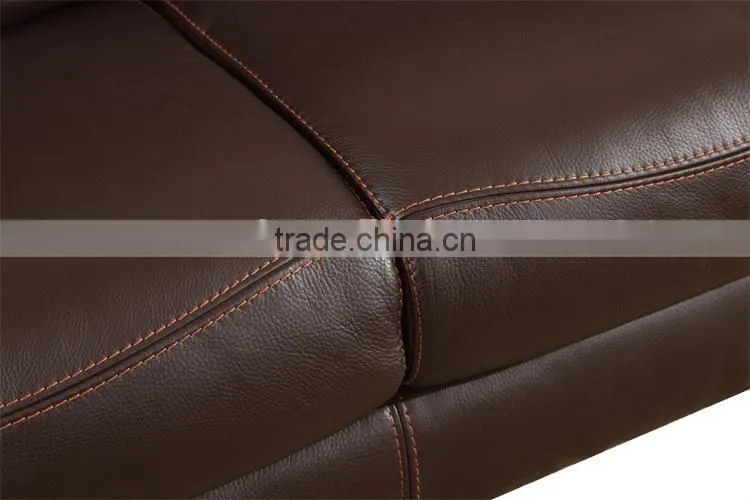 luxury italian leather american design reclining sectional sofa