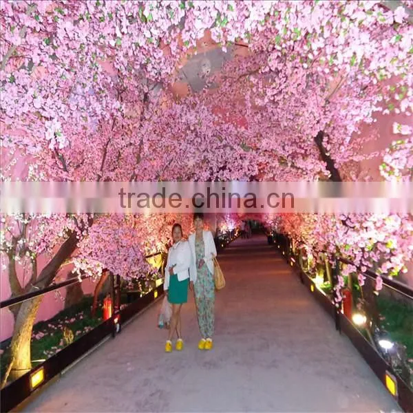 artificial cherry blossom tree for outdoor decoration in factory price